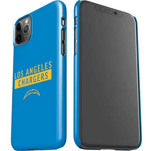 NFL Los Angeles Chargers Blue Performance Series iPhone 11 Pro Max Lite Case