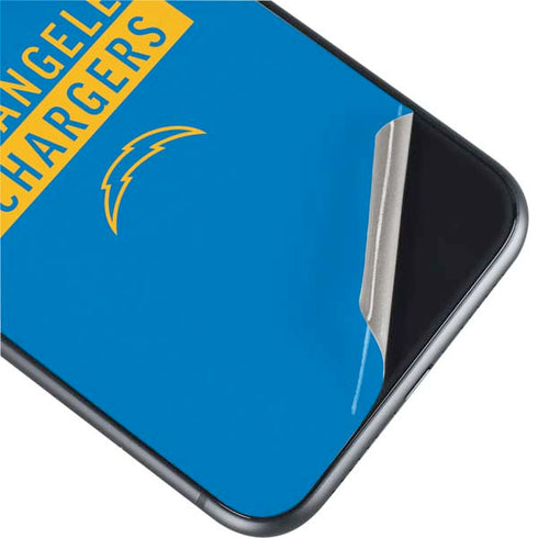 NFL Los Angeles Chargers Blue Performance Series iPhone 11 Skin