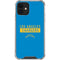 NFL Los Angeles Chargers Blue Performance Series iPhone 12 Mini Clear Case