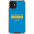 NFL Los Angeles Chargers Blue Performance Series iPhone 12 Mini Clear Case