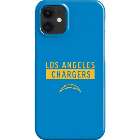 NFL Los Angeles Chargers Blue Performance Series iPhone 12 Mini Lite Case