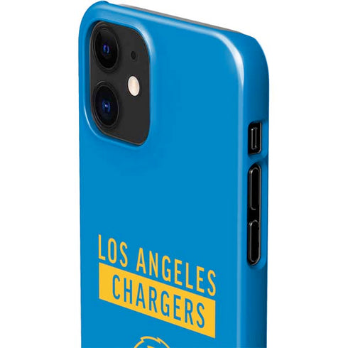 NFL Los Angeles Chargers Blue Performance Series iPhone 12 Mini Lite Case