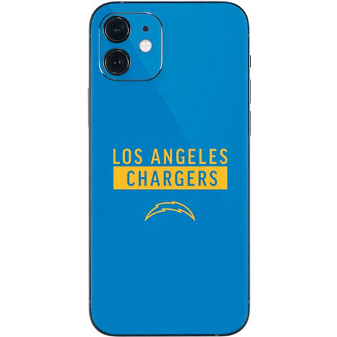 NFL Los Angeles Chargers Blue Performance Series iPhone 12 Mini Skin