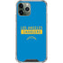 NFL Los Angeles Chargers Blue Performance Series iPhone 12 Pro Max Clear Case