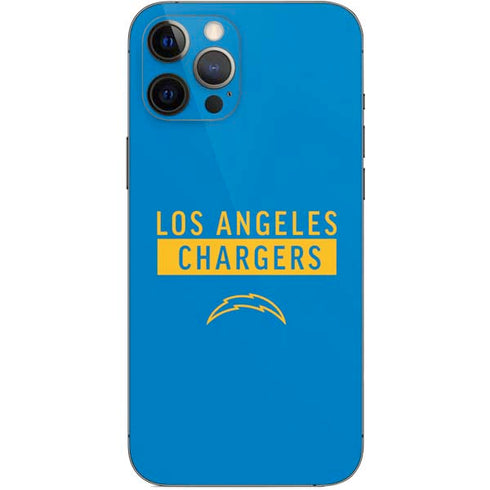 NFL Los Angeles Chargers Blue Performance Series iPhone 12 Pro Max Skin