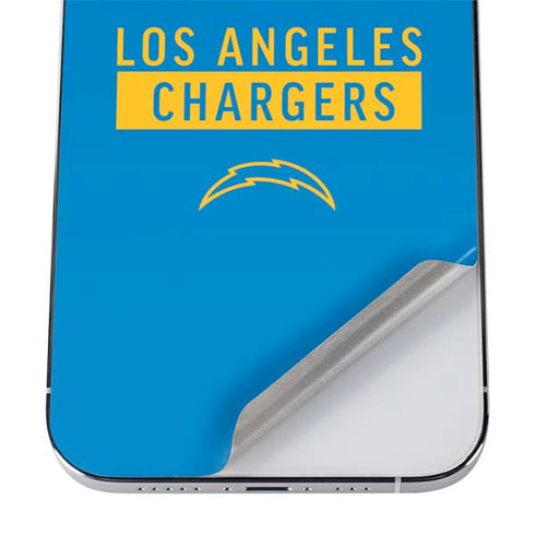 NFL Los Angeles Chargers Blue Performance Series iPhone 12 Pro Skin