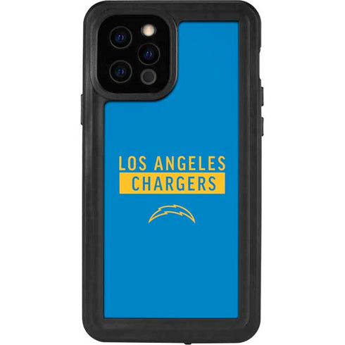 NFL Los Angeles Chargers Blue Performance Series iPhone 12 Pro Waterproof Case