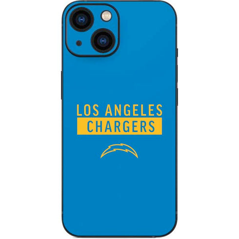 NFL Los Angeles Chargers Blue Performance Series iPhone 13 Mini Skin