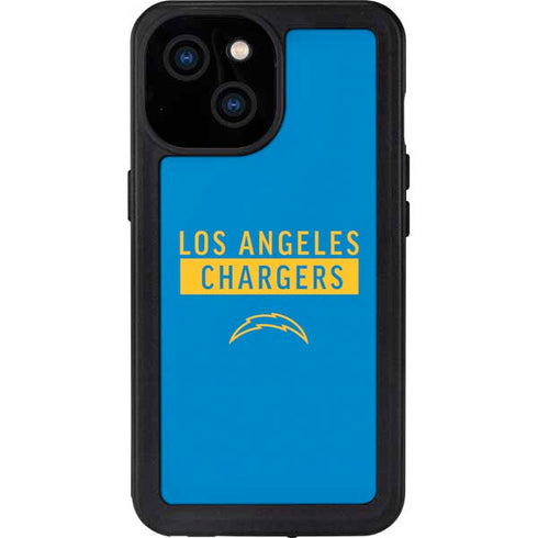 NFL Los Angeles Chargers Blue Performance Series iPhone 13 Mini Waterproof Case