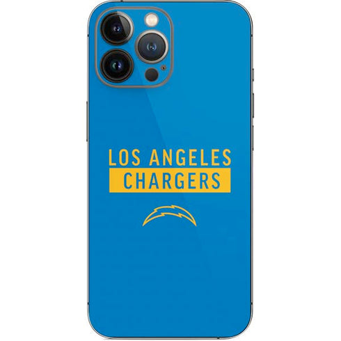 NFL Los Angeles Chargers Blue Performance Series iPhone 13 Pro Max Skin