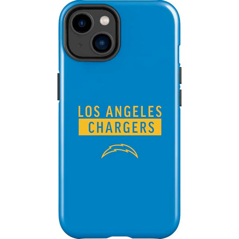 NFL Los Angeles Chargers Blue Performance Series iPhone 15 Plus Impact Case