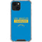 NFL Los Angeles Chargers Blue Performance Series iPhone 15 Plus Clear Case