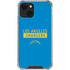 NFL Los Angeles Chargers Blue Performance Series iPhone 15 Plus Clear Case