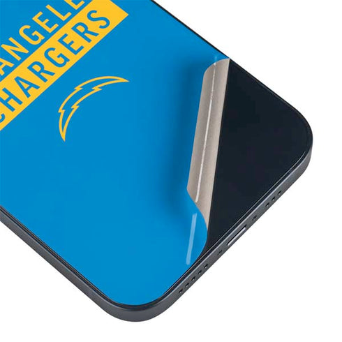 NFL Los Angeles Chargers Blue Performance Series iPhone 15 Plus Skin