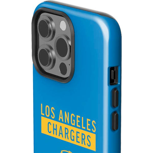 NFL Los Angeles Chargers Blue Performance Series iPhone 15 Pro Impact Case