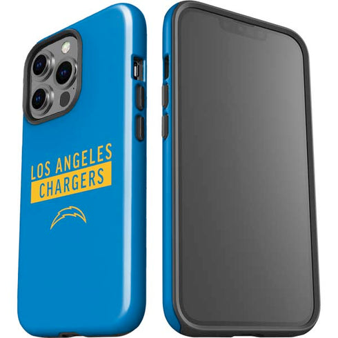 NFL Los Angeles Chargers Blue Performance Series iPhone 15 Pro Impact Case