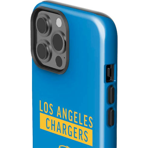 NFL Los Angeles Chargers Blue Performance Series iPhone 15 Pro Max Impact Case