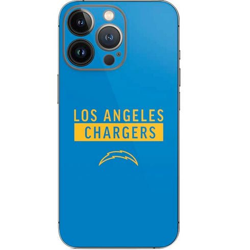 NFL Los Angeles Chargers Blue Performance Series iPhone 14 Pro Skin