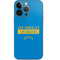 NFL Los Angeles Chargers Blue Performance Series iPhone 14 Pro Skin