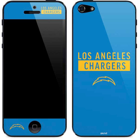 NFL Los Angeles Chargers Blue Performance Series iPhone 5/5s/5SE Skin