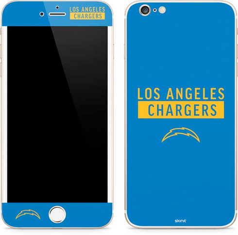 NFL Los Angeles Chargers Blue Performance Series iPhone 6/6s Plus Skin