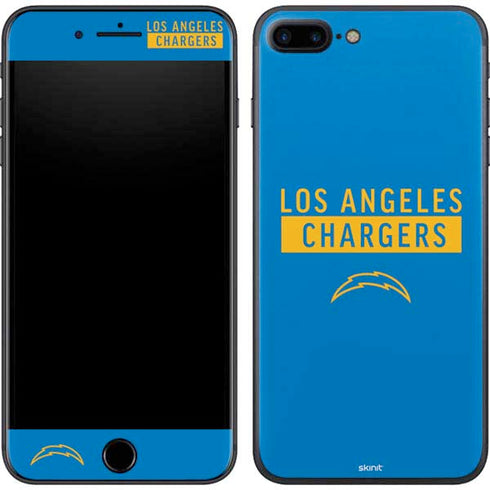 NFL Los Angeles Chargers Blue Performance Series iPhone 7 Plus Skin