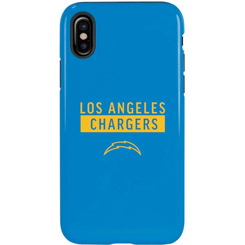 NFL Los Angeles Chargers Blue Performance Series iPhone X Pro Case