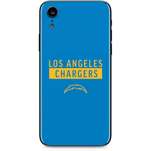 NFL Los Angeles Chargers Blue Performance Series iPhone XR Skin