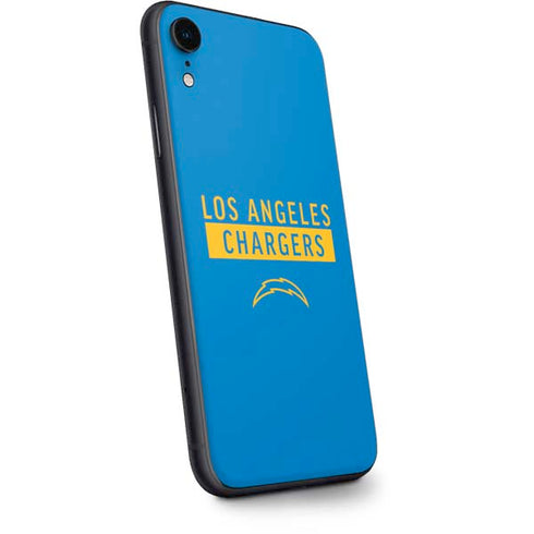 NFL Los Angeles Chargers Blue Performance Series iPhone XR Skin