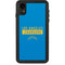 NFL Los Angeles Chargers Blue Performance Series iPhone XR Waterproof Case