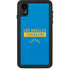 NFL Los Angeles Chargers Blue Performance Series iPhone XR Waterproof Case