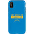 NFL Los Angeles Chargers Blue Performance Series iPhone XS Pro Case