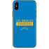 NFL Los Angeles Chargers Blue Performance Series iPhone XS Skin