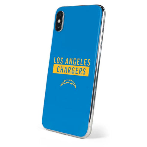 NFL Los Angeles Chargers Blue Performance Series iPhone XS Skin