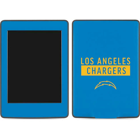 NFL Los Angeles Chargers Blue Performance Series Amazon Kindle Skin