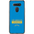NFL Los Angeles Chargers Blue Performance Series LG K51/Q51 Clear Case