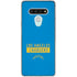 NFL Los Angeles Chargers Blue Performance Series LG Stylo 6 Clear Case