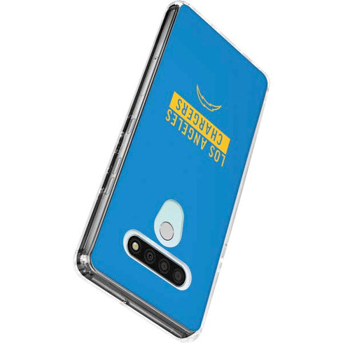 NFL Los Angeles Chargers Blue Performance Series LG Stylo 6 Clear Case