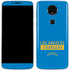 NFL Los Angeles Chargers Blue Performance Series Moto E5 Plus Skin