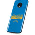 NFL Los Angeles Chargers Blue Performance Series Moto G6 Skin