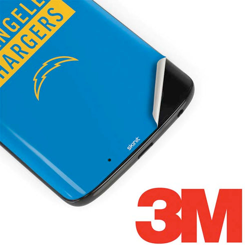 NFL Los Angeles Chargers Blue Performance Series Moto G6 Skin