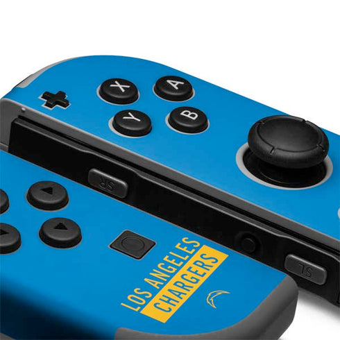 NFL Los Angeles Chargers Blue Performance Series Nintendo Joy-Con (L/R) Controller Skin