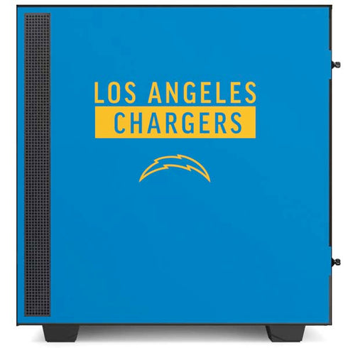 NFL Los Angeles Chargers Blue Performance Series NZXT H510 Compact ATX Mid-Tower Case Skin