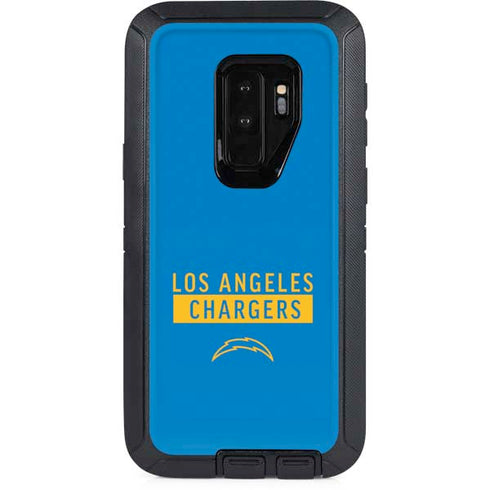 NFL Los Angeles Chargers Blue Performance Series Otterbox Defender Galaxy Skin