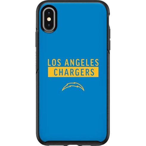 NFL Los Angeles Chargers Blue Performance Series Otterbox Symmetry iPhone Skin