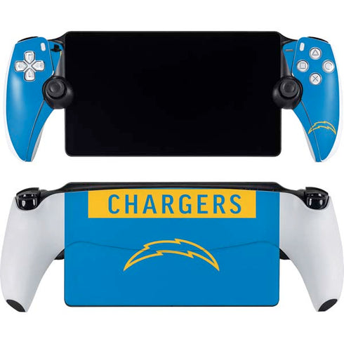 NFL Los Angeles Chargers Blue Performance Series PlayStation Portal Remote Player Skin