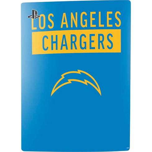 NFL Los Angeles Chargers Blue Performance Series PS5 Console Skin