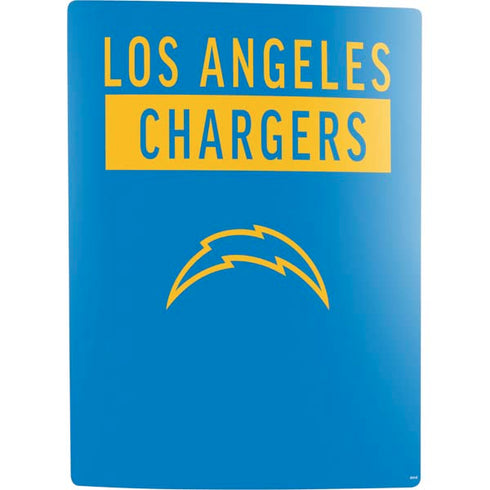 NFL Los Angeles Chargers Blue Performance Series PS5 Digital Edition Bundle Skin