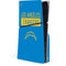 NFL Los Angeles Chargers Blue Performance Series PS5 Slim Disk Console Skin