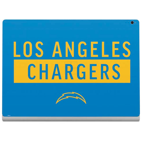 NFL Los Angeles Chargers Blue Performance Series Surface Book 2 15in Skin